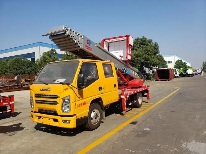 普安附近云梯车出租 砂石搬运